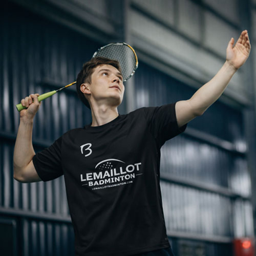 Maillot de Badminton Noir