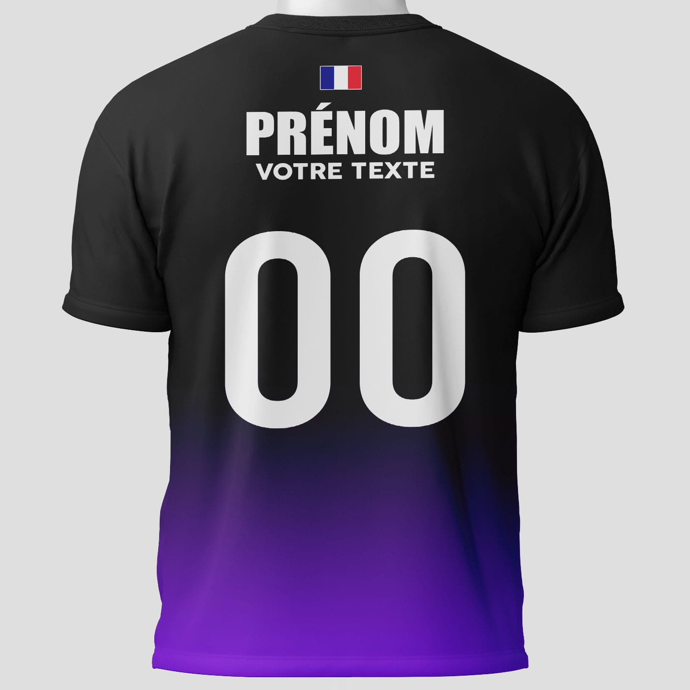 Maillot Badminton Compétition violet - face arrière