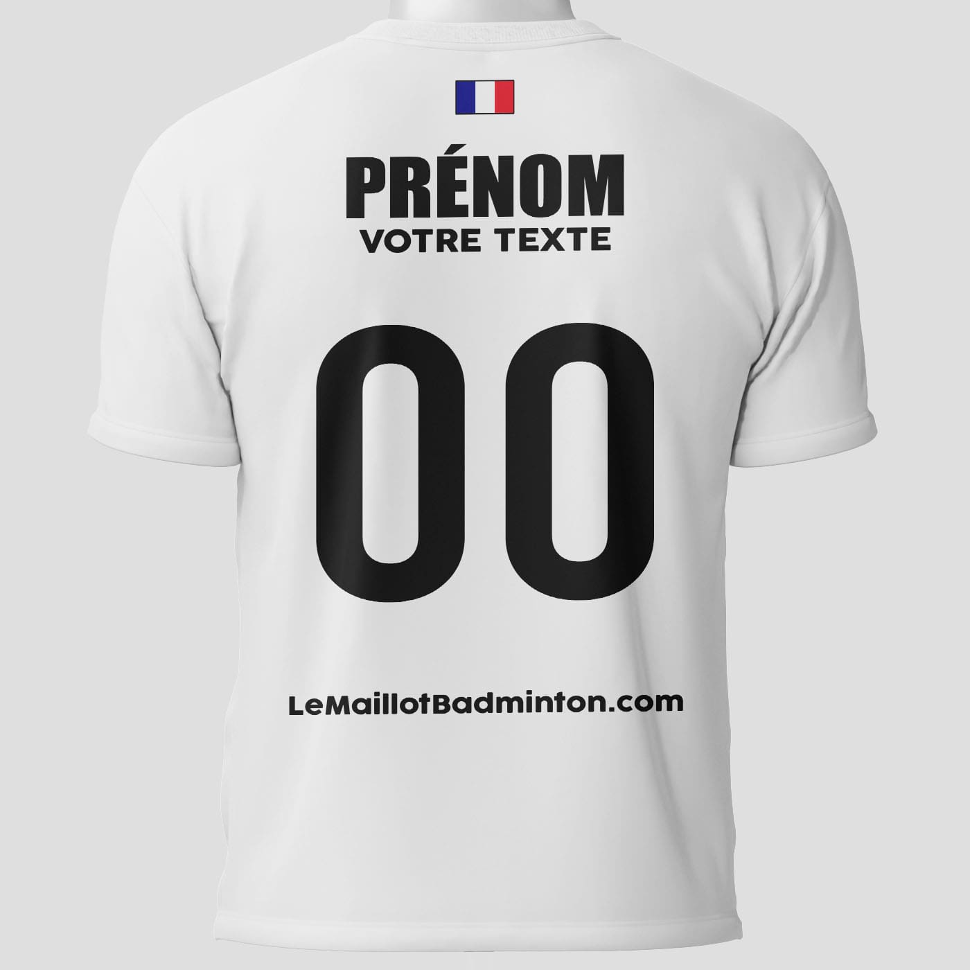 Maillot badminton personnalisé