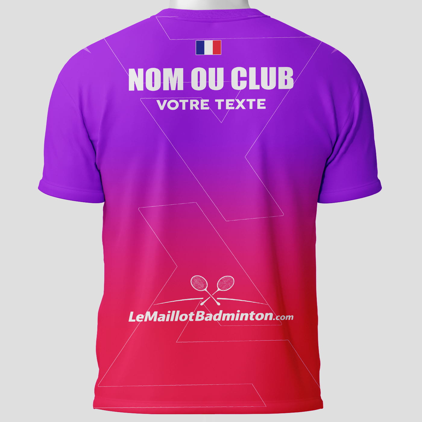 Maillot Badminton Juarez - face arrière