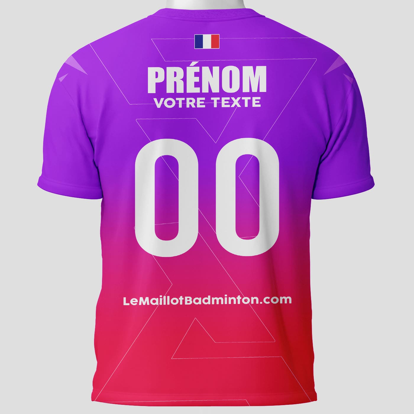Maillot badminton personnalisé