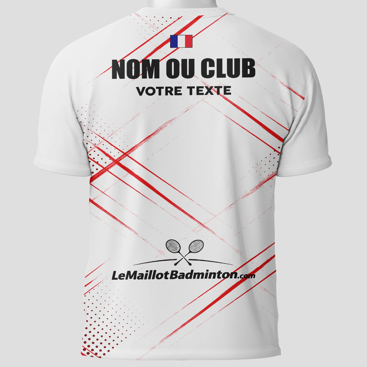 Maillot Badminton Marbella - face arrière