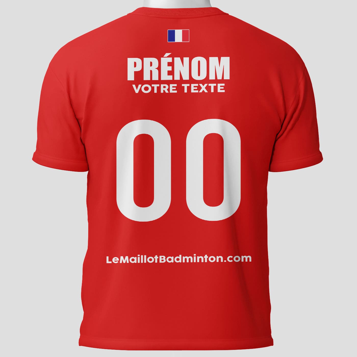 Maillot badminton personnalisé