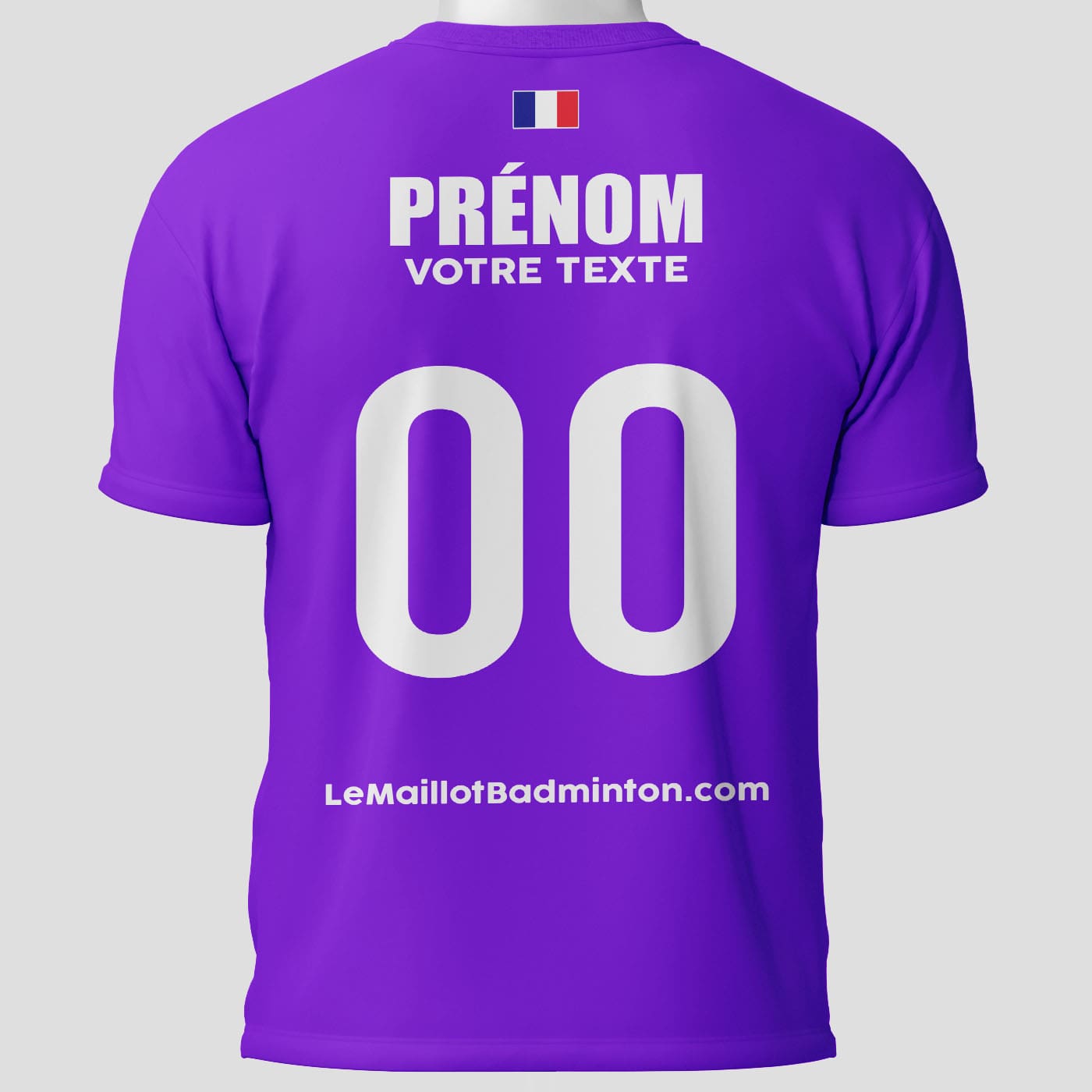 Maillot badminton personnalisé