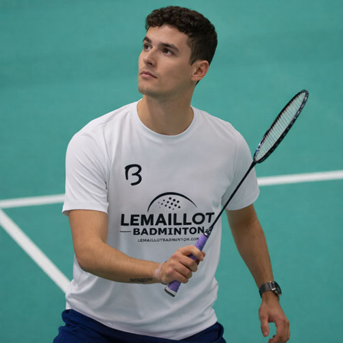Maillot de Badminton Blanc